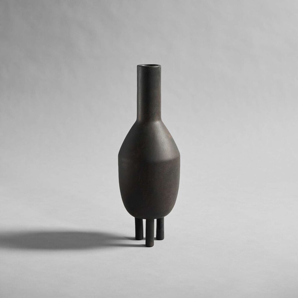 Duck Vase, Slim - Coffee