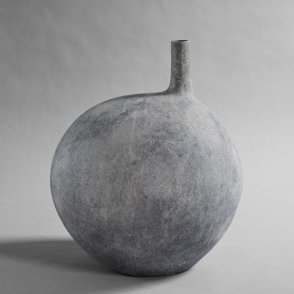 Submarine Vase, Big - Light Grey