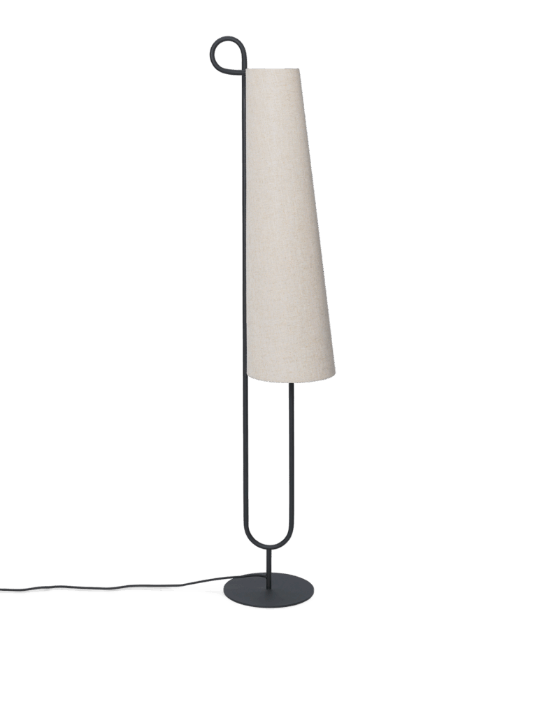 ANCORA FLOOR LAMP - BLACK/NATURAL