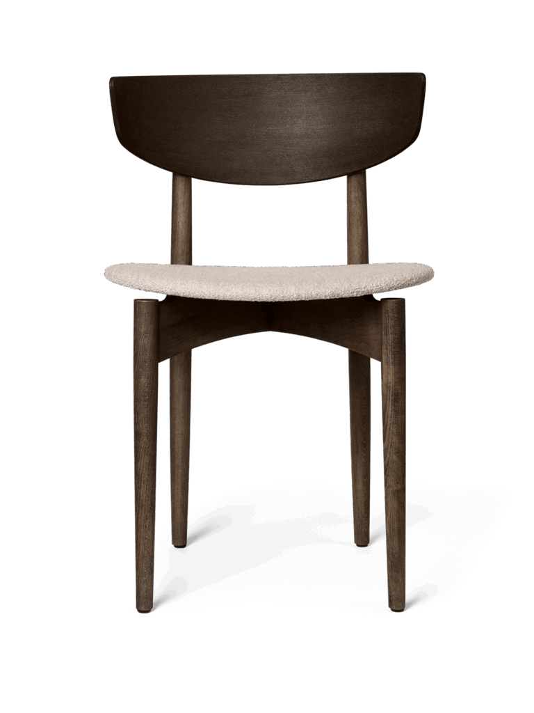 HERMAN DINING CHAIR - UPHOLST SEAT - SOFT BOUCLΙ