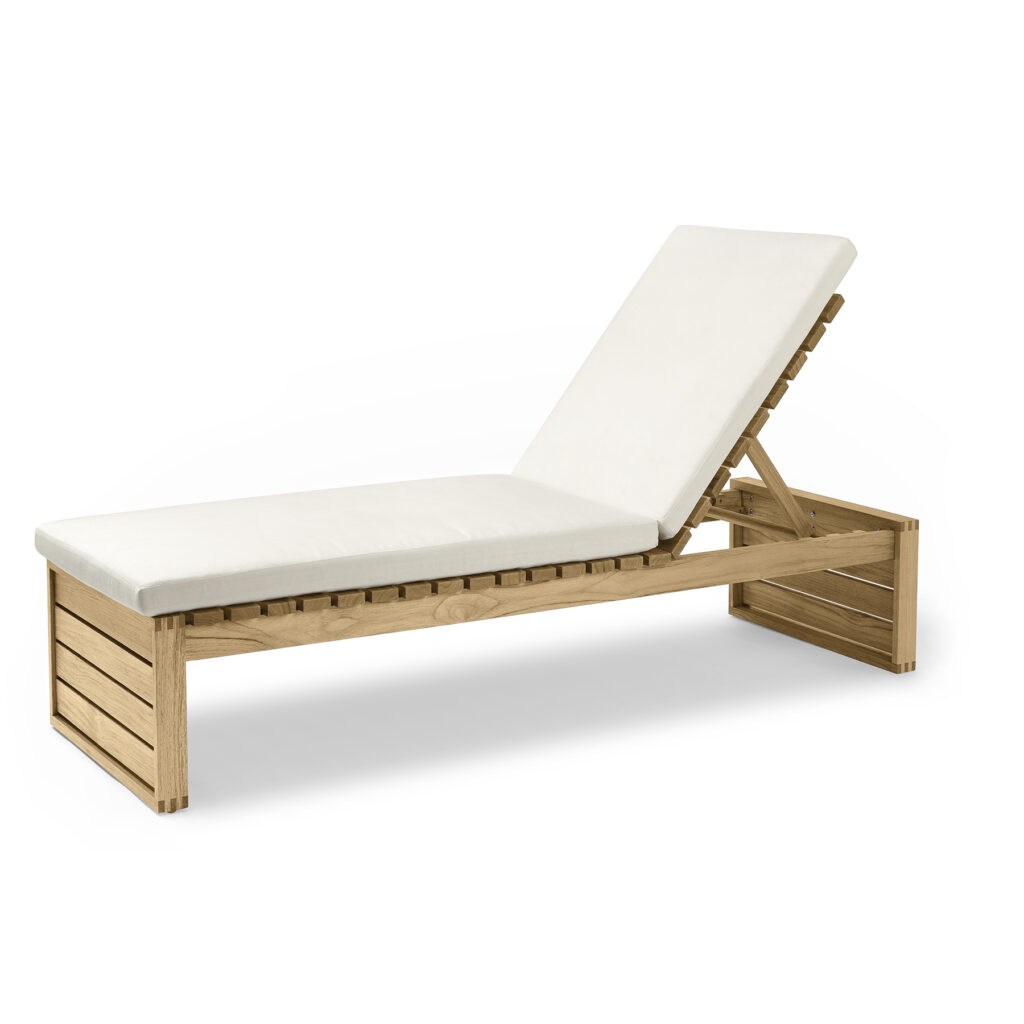 BK14 Sunbed incl. cushion, Teak