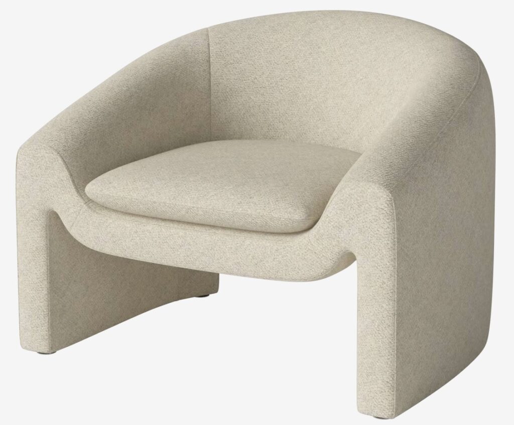 Mielo armchair, Nantes, Sand