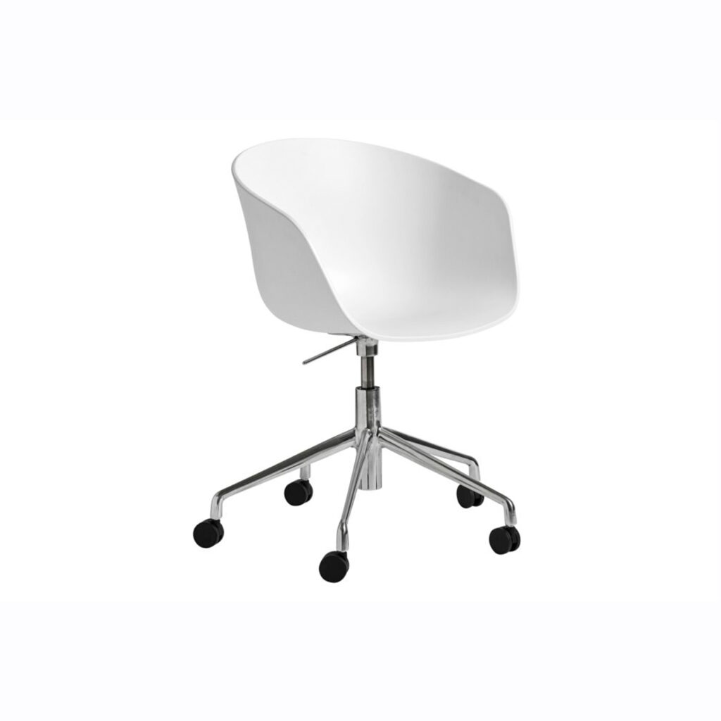 AAC 52 Swivel Armchair, Front UPHOLST, Black shell, starting price