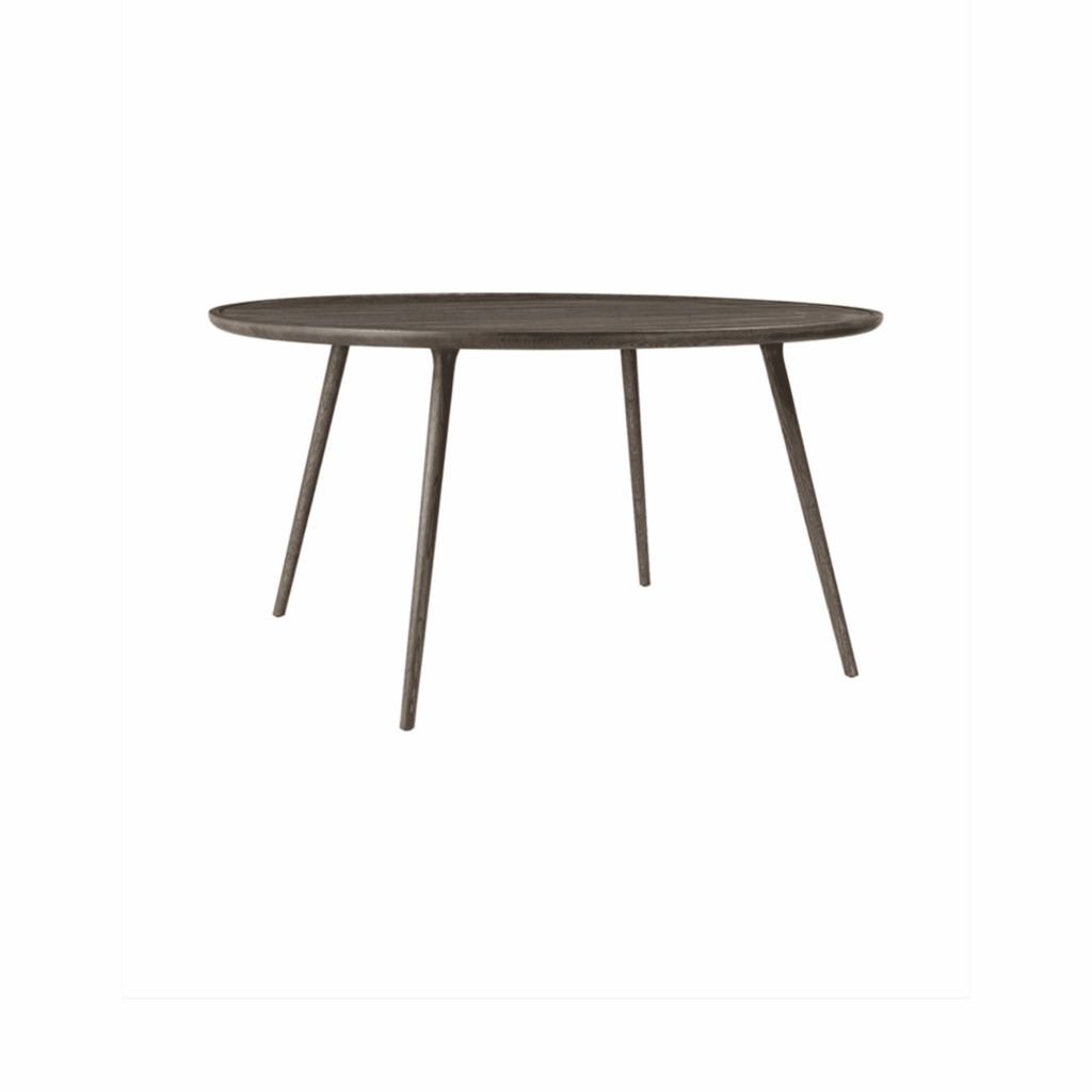 Accent Dining Table, D110cm, Sirka Grey Stained Oak