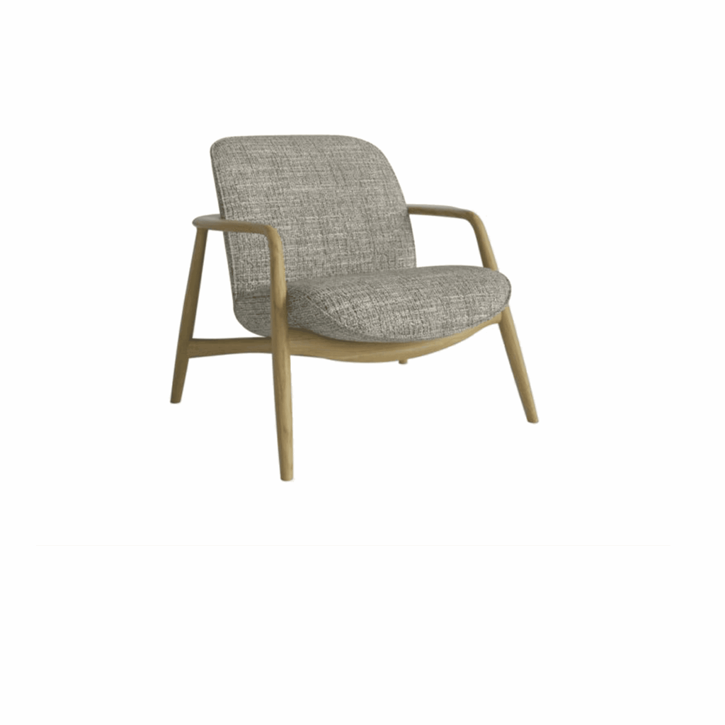 Bowie Armchair, Nantes, Sand, Oiled oak