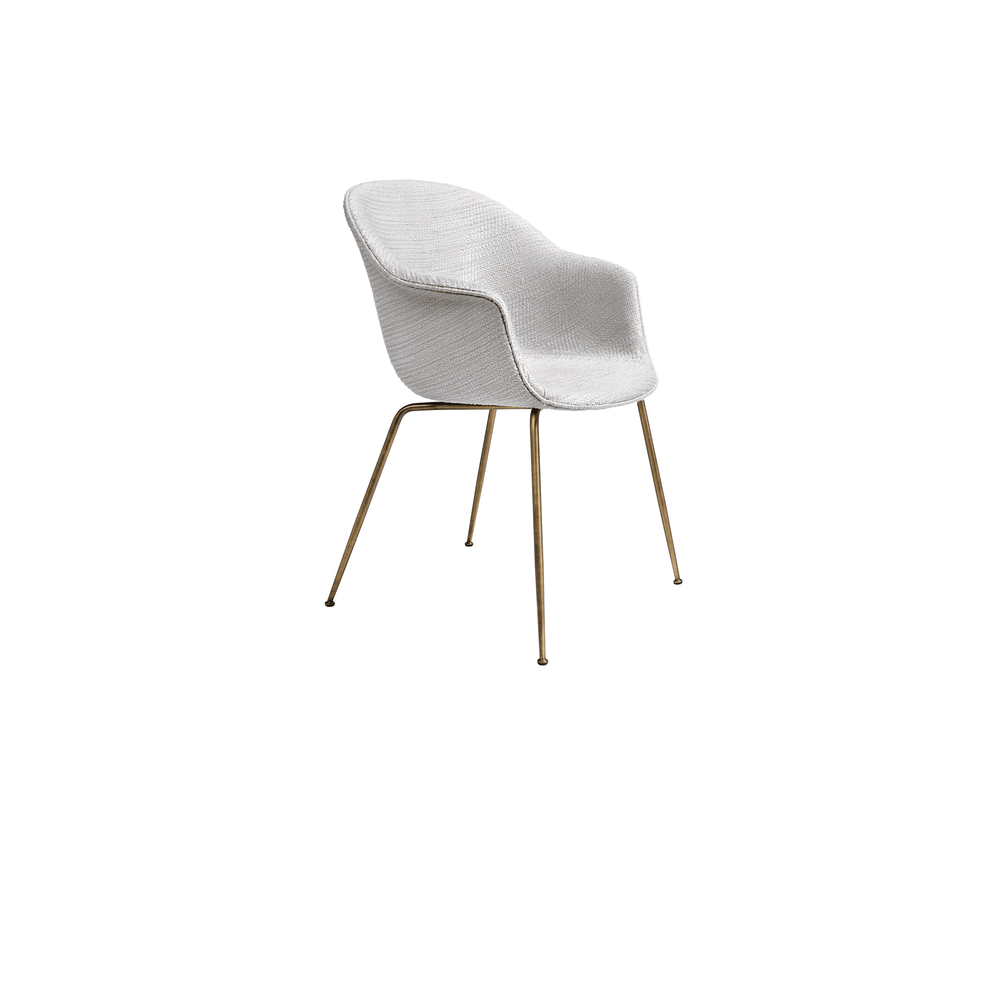 BAT DINING CHAIR - FULLY UPHOLSTERED -CONIC BASE