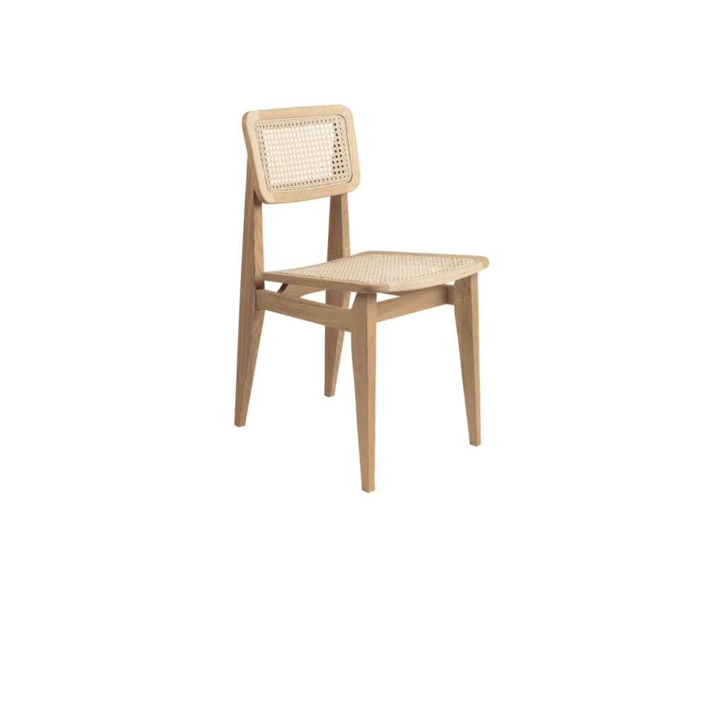 C-CHAIR DINING CHAIR UNUPHOLSTERED - FRENCH CANE