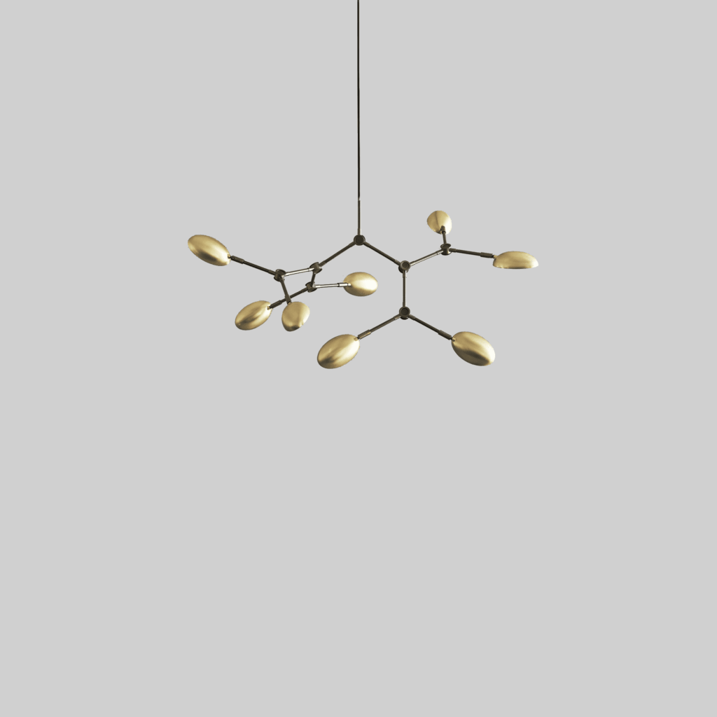 Drop Chandelier - Brass