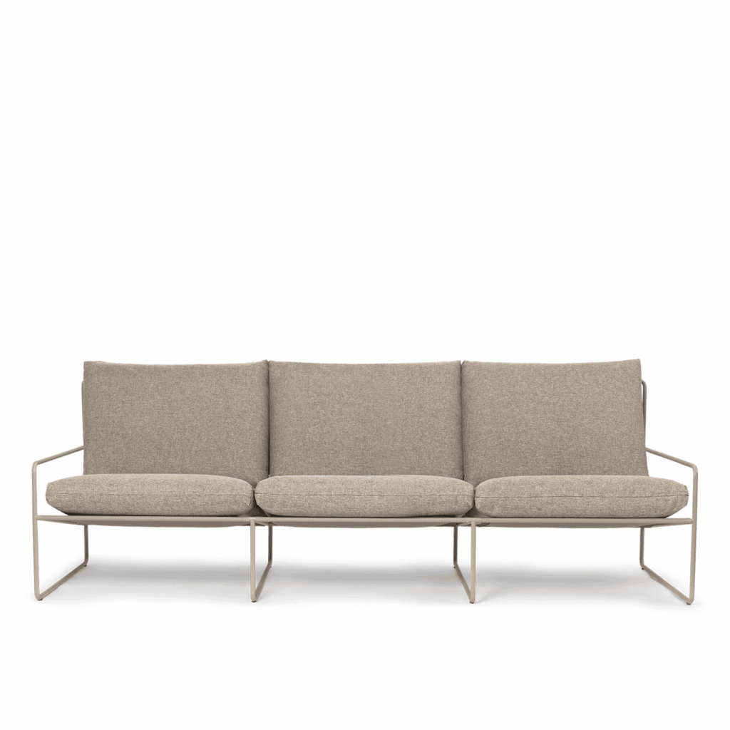 DESERT 3-SEATER DOLCE - CASHMERE/DARK SAND