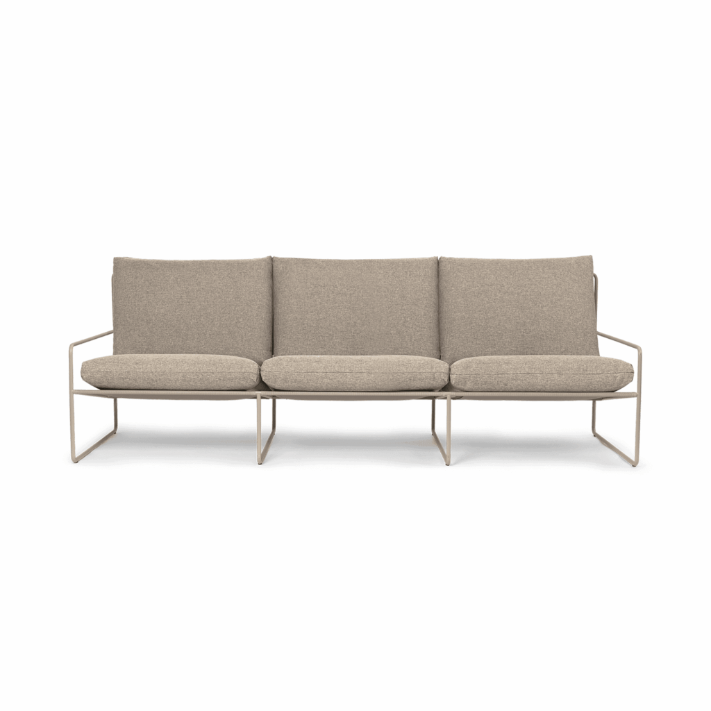 DESERT 3-SEATER DOLCE - CASHMERE/DARK SAND