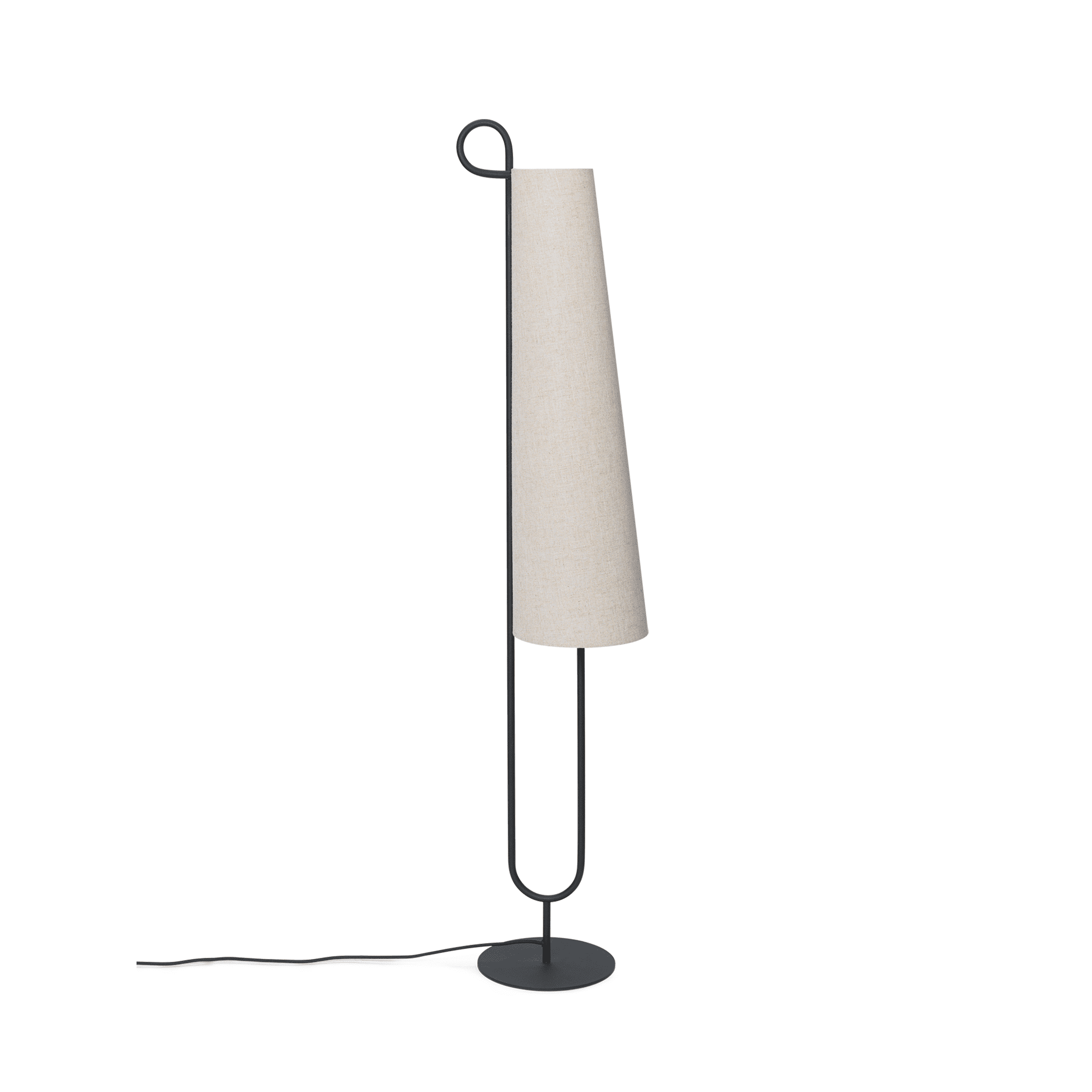 ANCORA FLOOR LAMP - BLACK/NATURAL