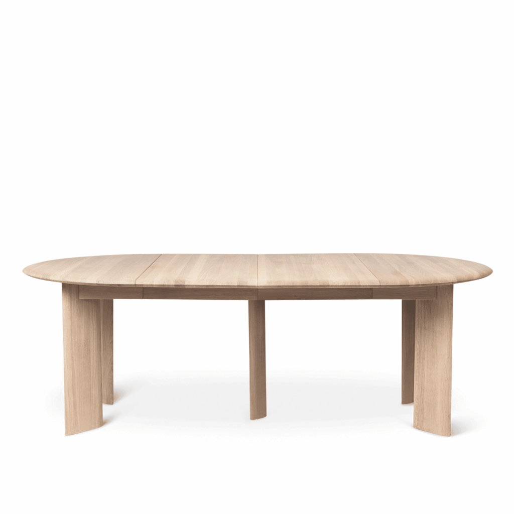 BEVEL TABLE EXTEND. X2 - BLACK OILED BEECH
