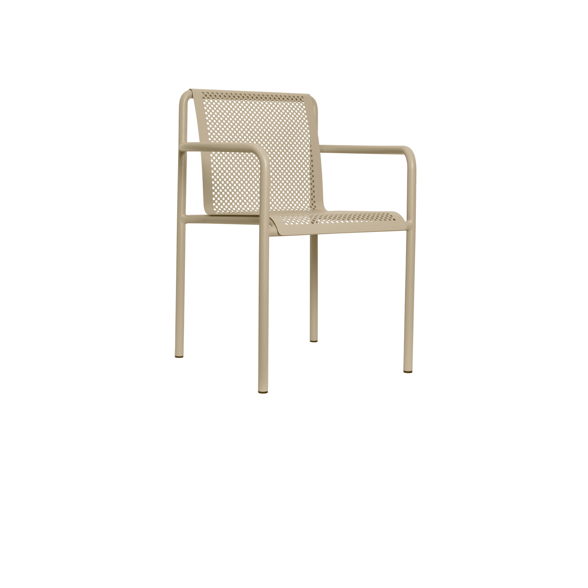 DAPPLE CHAIR WITH ARMS - CASHMERE