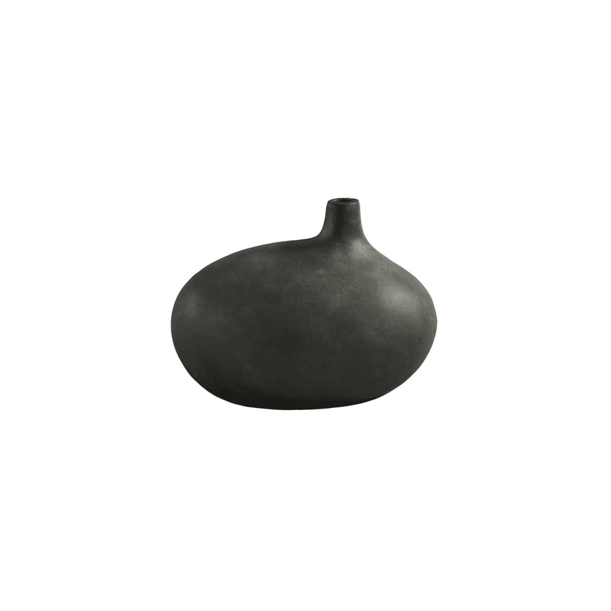 Submarine Vase, Fat - Dark grey