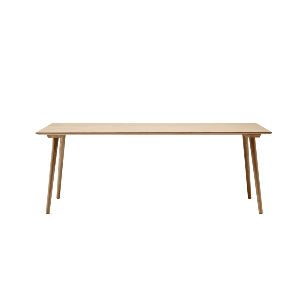 In Between Dining Table SK5 L200 W90 H73 cm Clear lacquered oak legs 4 legs Veneer