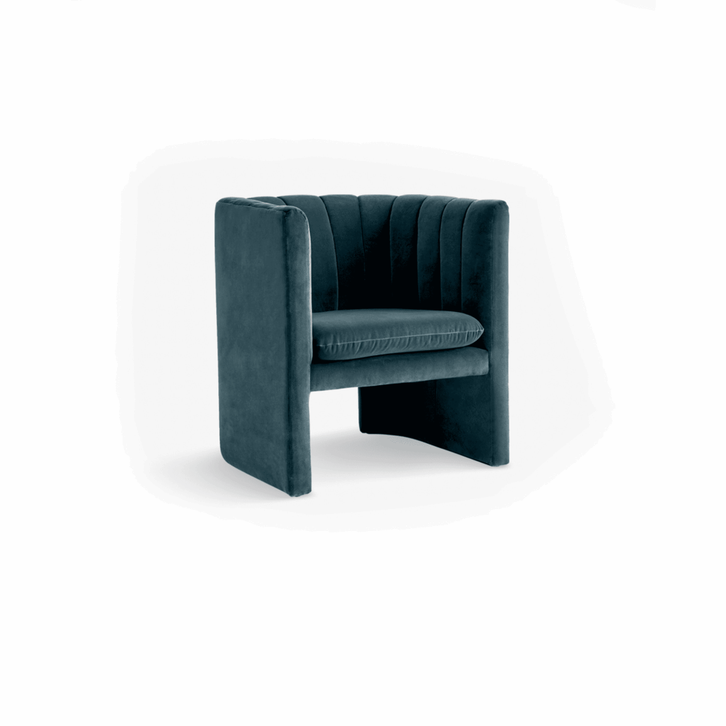 Loafer Lounge Chair SC23 Felt gliders