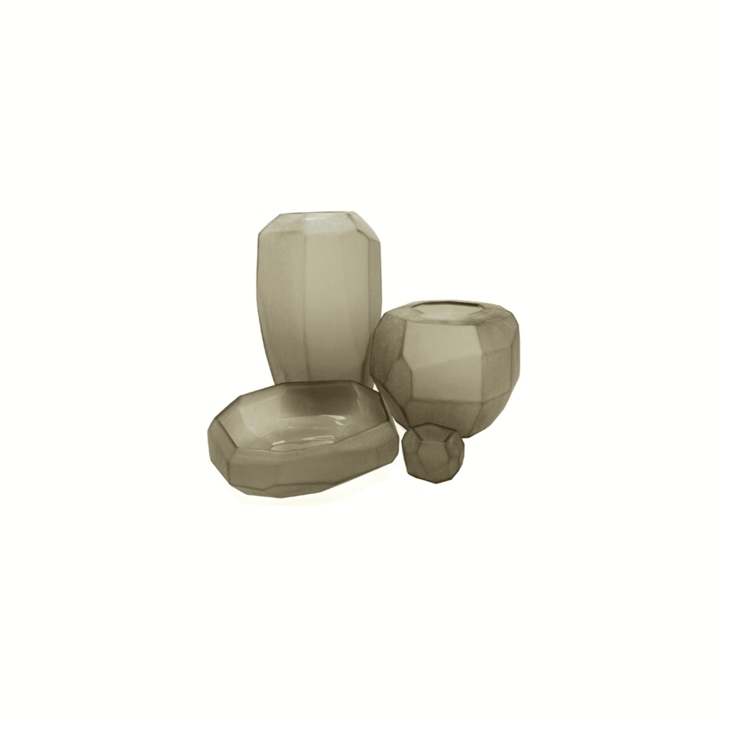 CUBISTIC BOWL CLEAR/GOLD