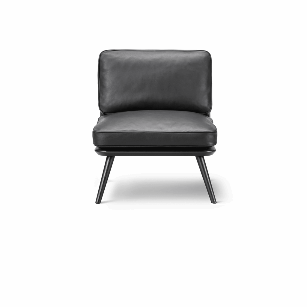 Spine Lounge Chair, Black ash, Fabric group 1, starting price