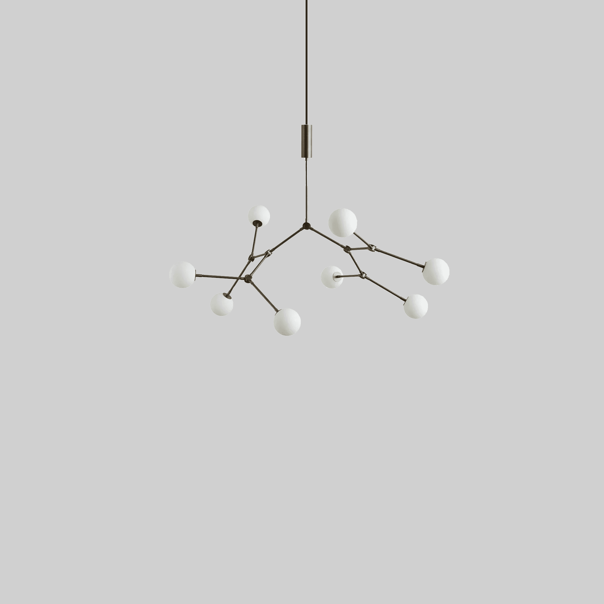 Drop Chandelier Bulp, Mini - Grey