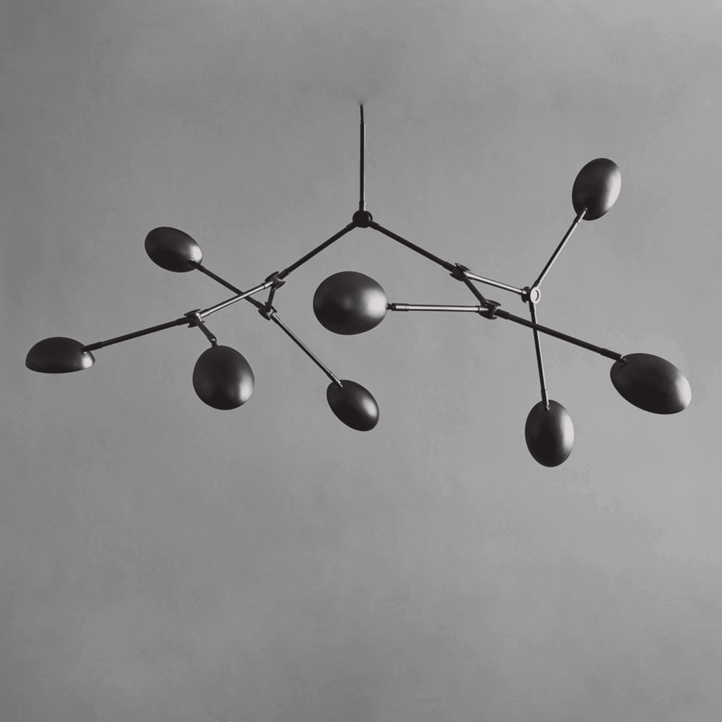 Drop Chandelier, Mini - Burned Black