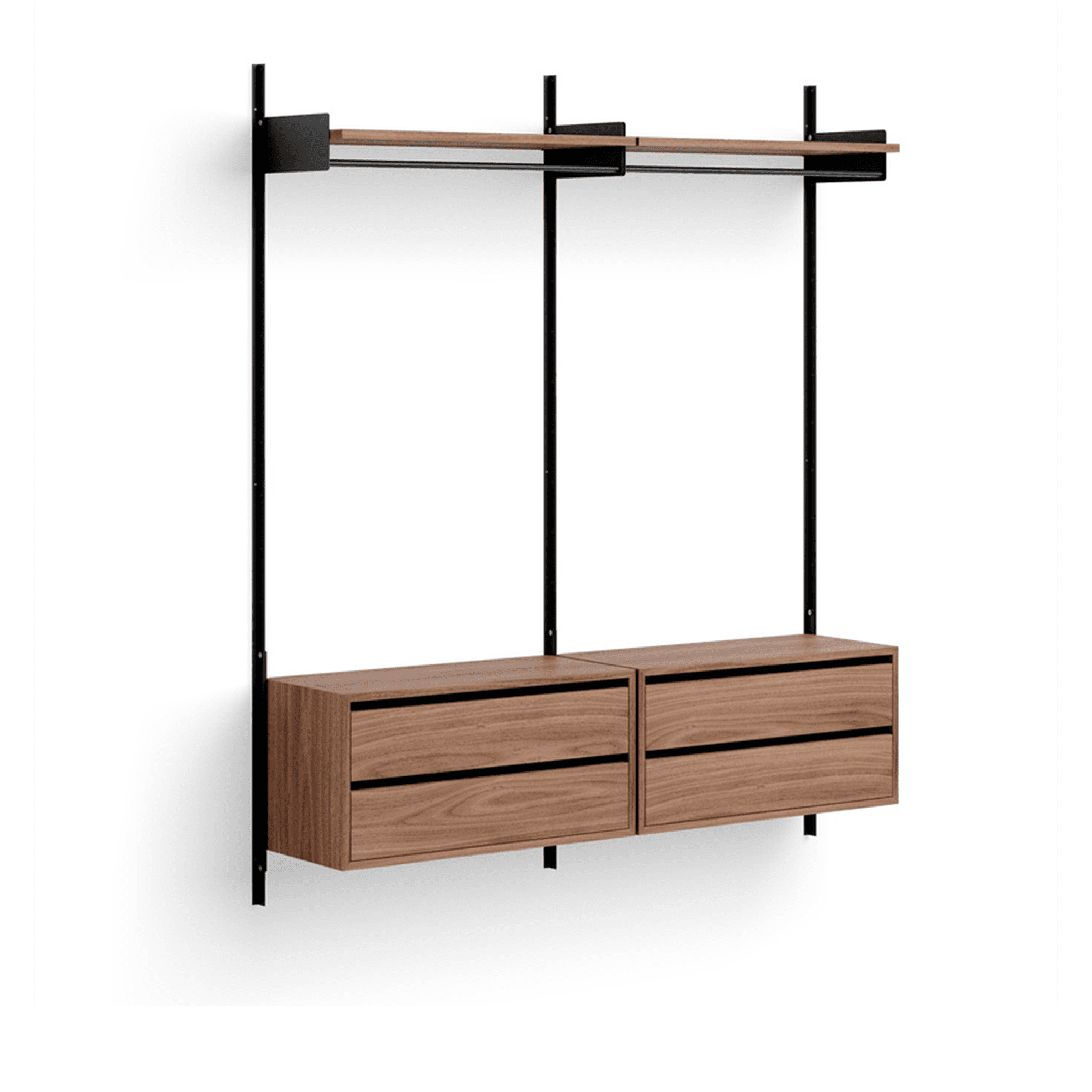 NEW WORKS WARDROBE SHELF – TWO CABINETS