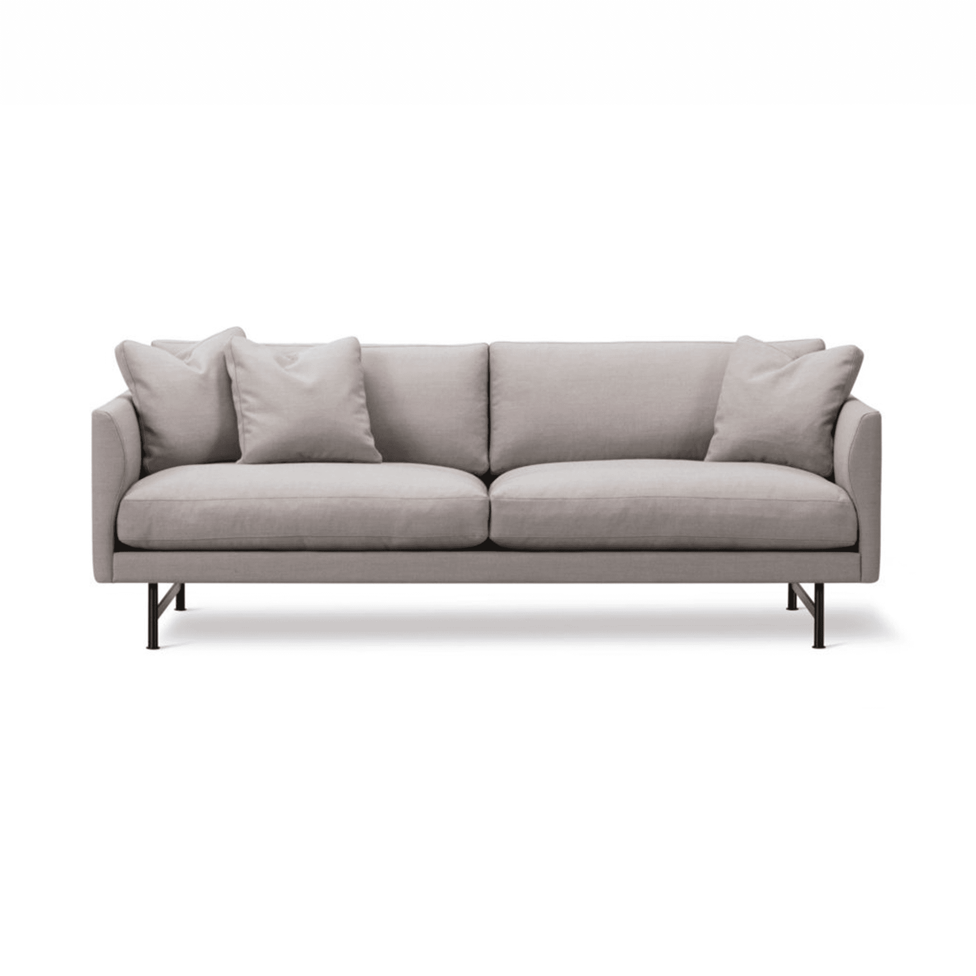 Calmo Sofa, 2-seater, 170cm, Fabric group 1, black legs
