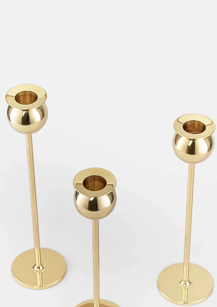 Tulip Candlestick - Set of 3 H19/21/23