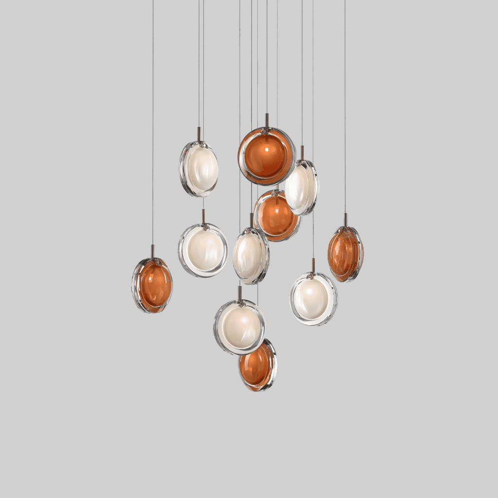 LENS single pendant with canopy