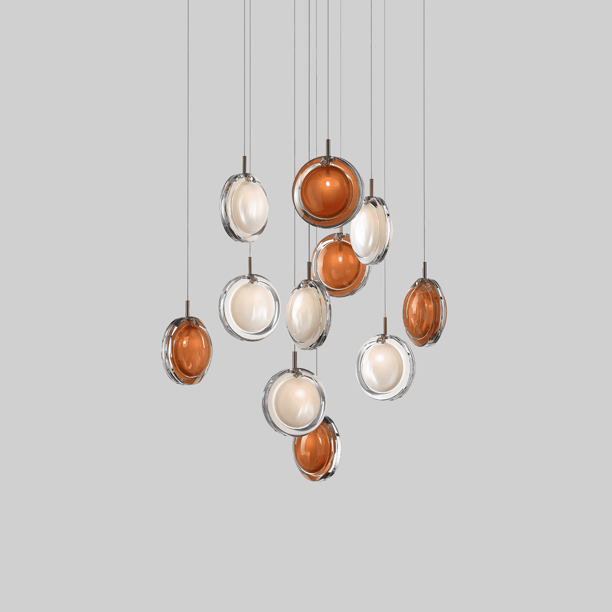 LENS single pendant with canopy