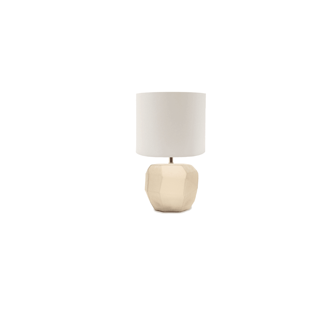 CUBISTIC ROUND TABLELAMP SMOKEGREY