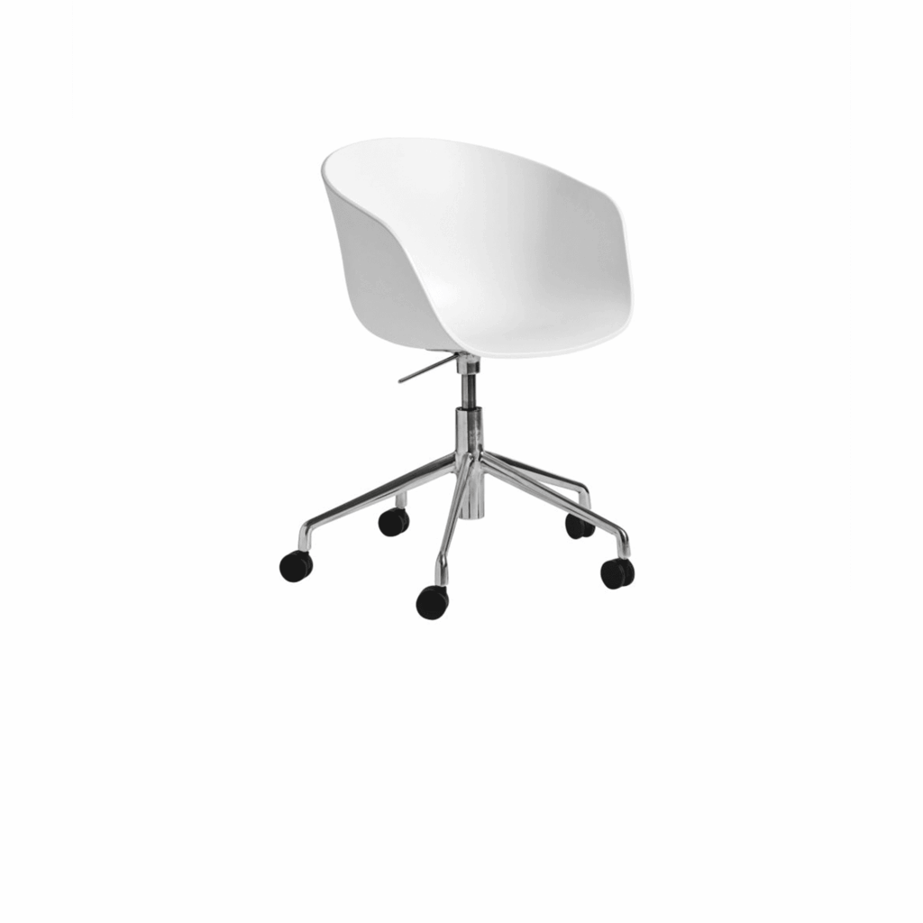 AAC 52 Swivel Armchair, Front UPHOLST, Black shell, starting price