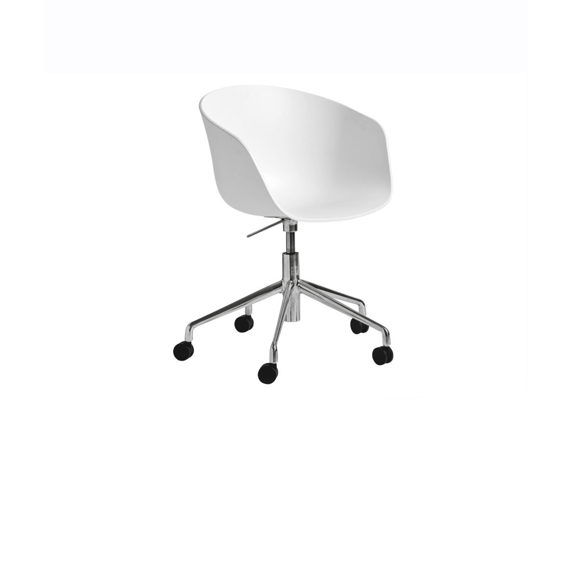 AAC 52 Swivel Armchair, Front UPHOLST, Black shell, starting price