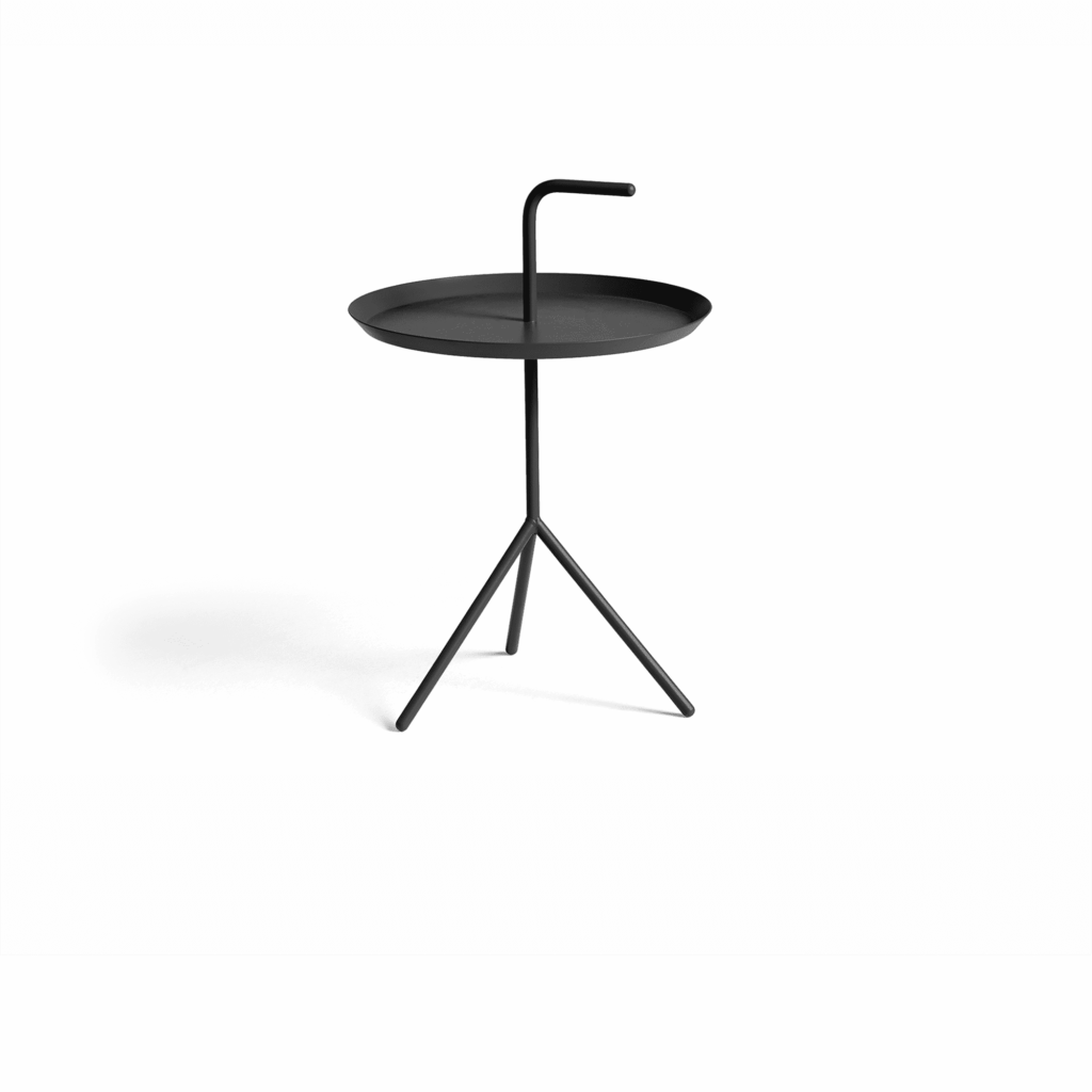 DLM Side Table, Black, D48 x H65cm