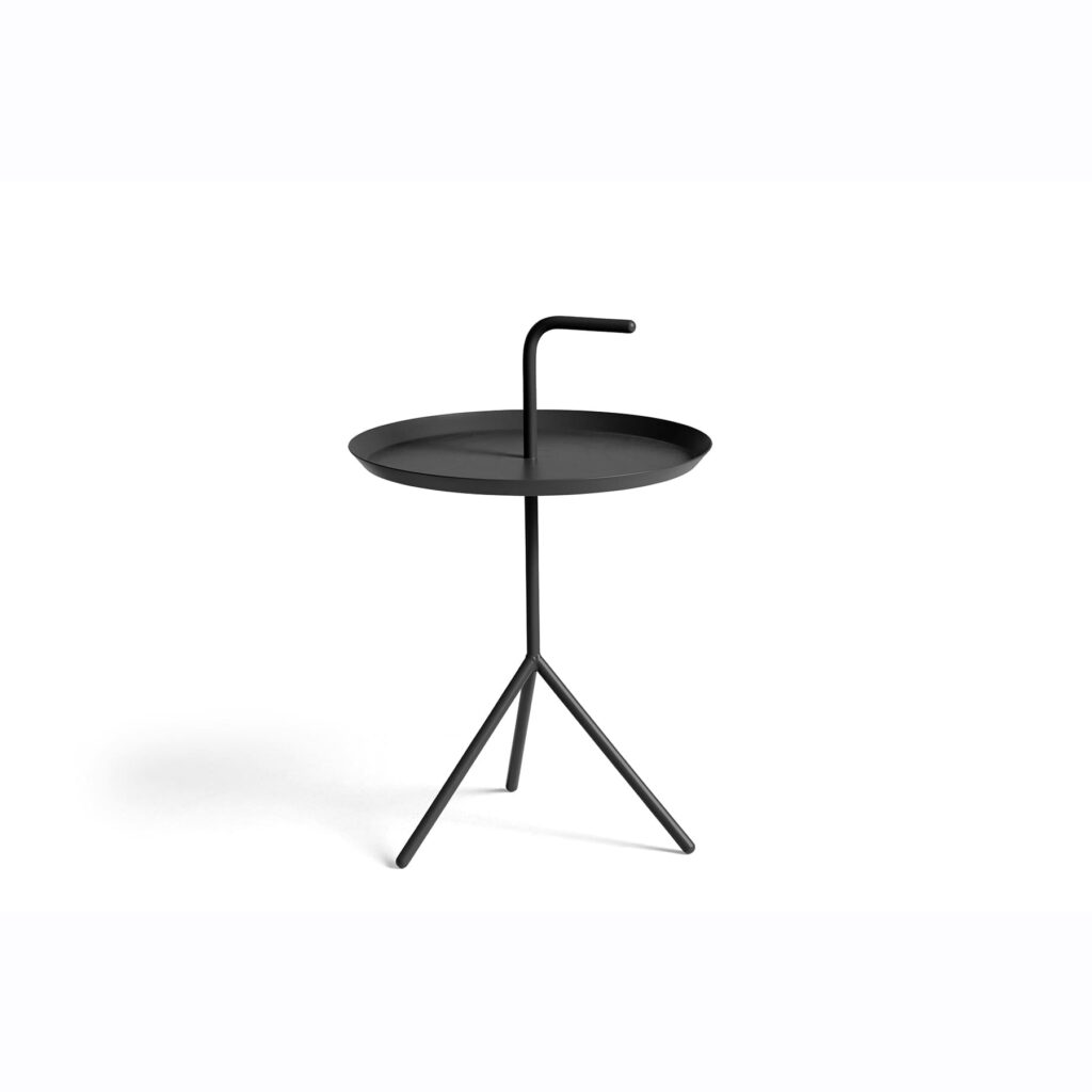 DLM Side Table, Black, D48 x H65cm