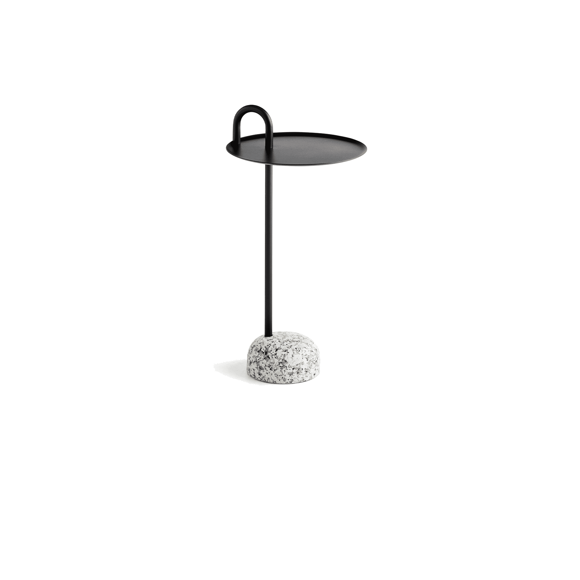 Bowler Side Table, Black, D36 x H70,5