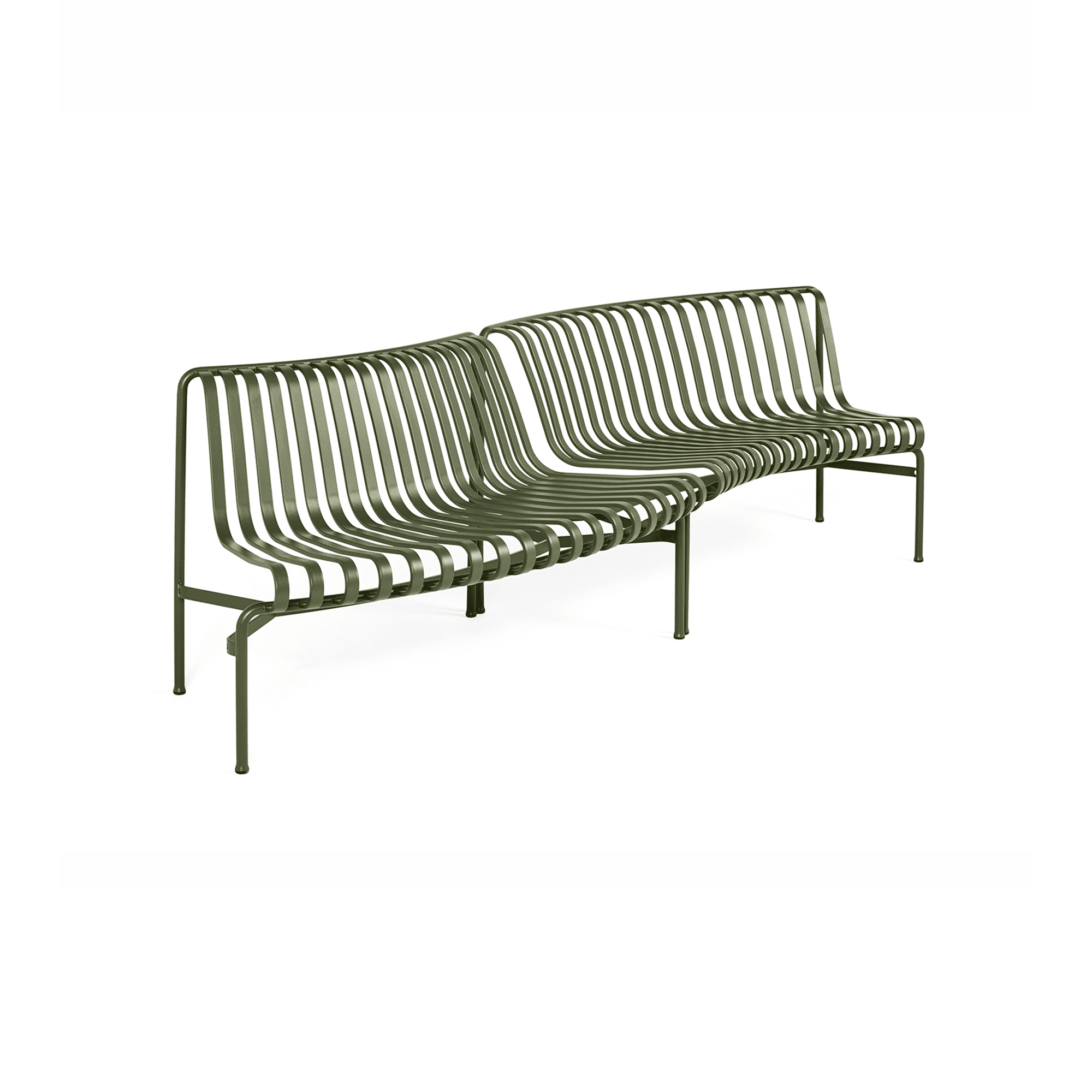 Palissade Park Bench In/Out Starter Set, Olive