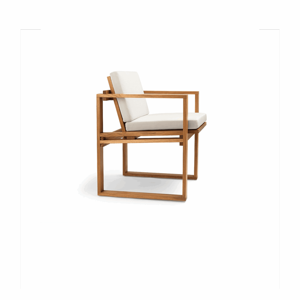 BK10 Outdoor Dining Chair, Teak