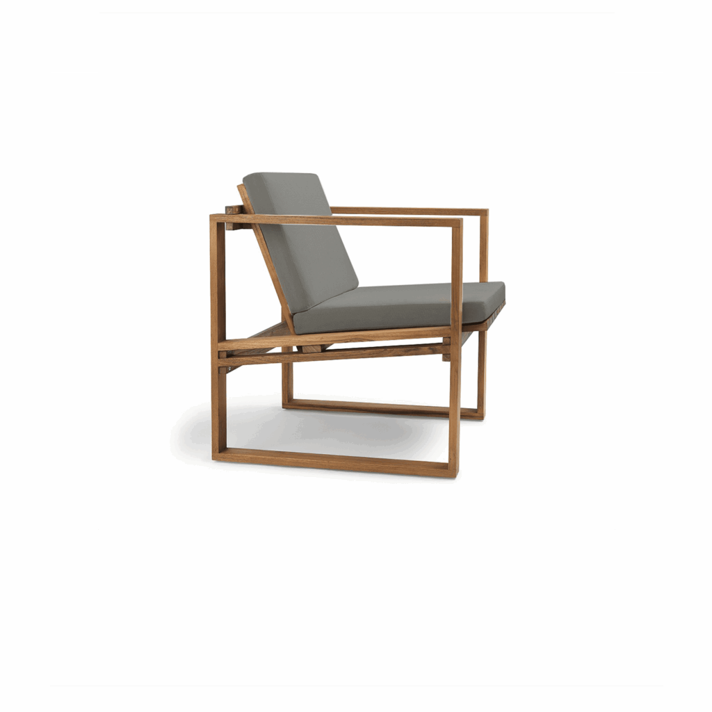 BK11 Outdoor Lounge Chair, Teak