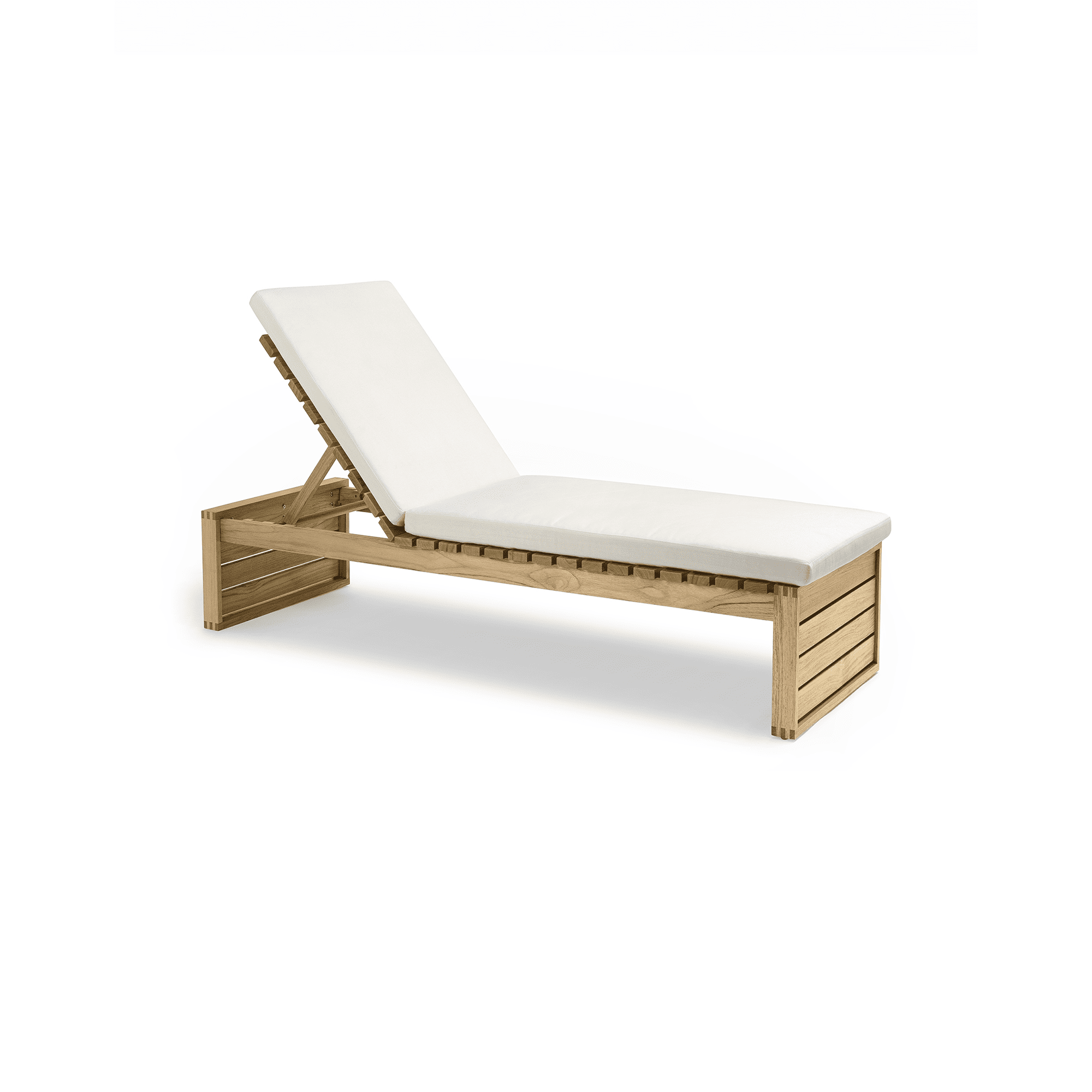 BK14 Sunbed incl. cushion, Teak