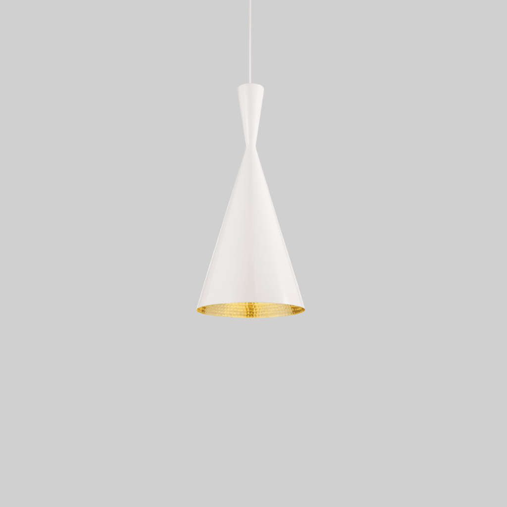 Beat Pendant Tall Black LED