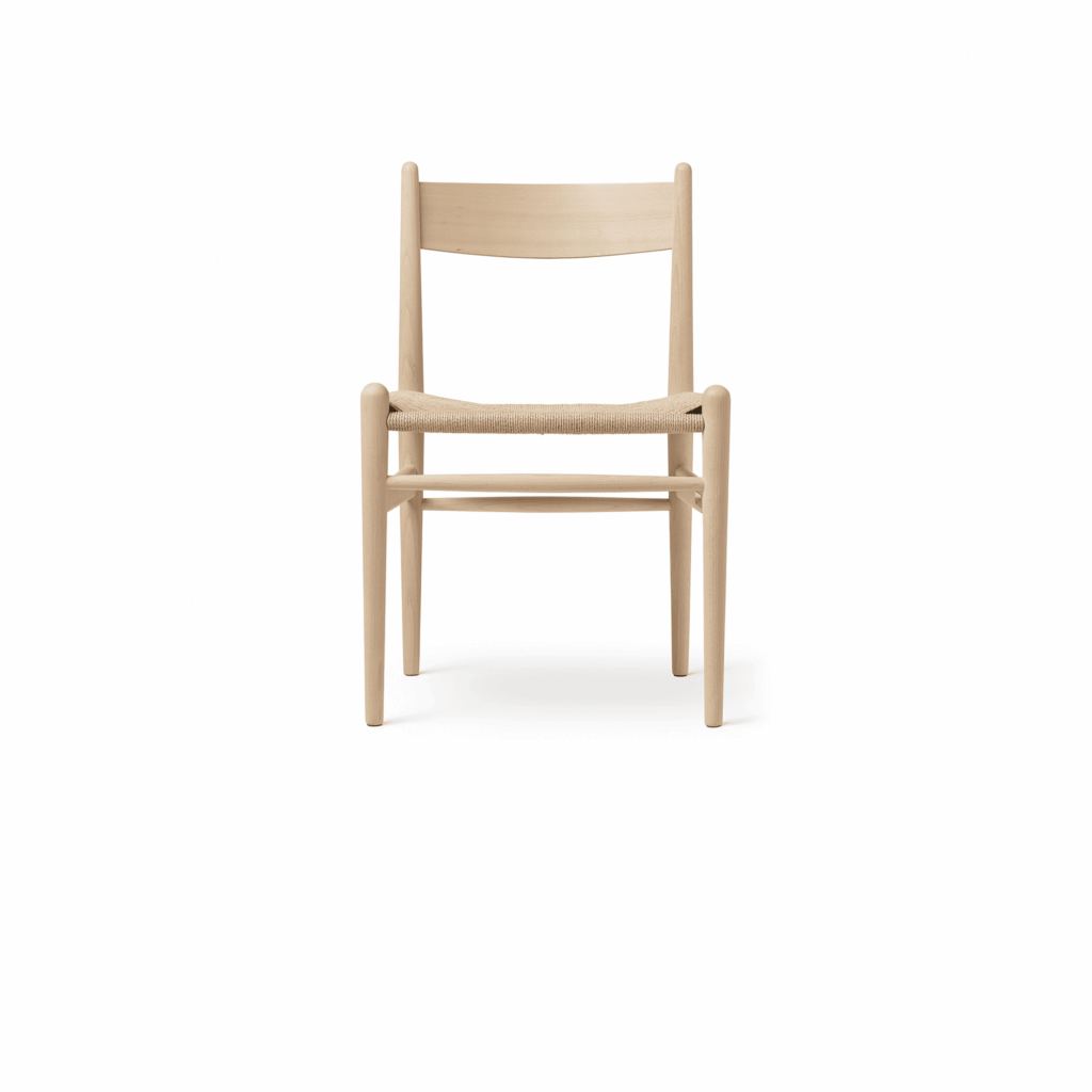 CH36 Chair, Oil Oak, Natural paper cord