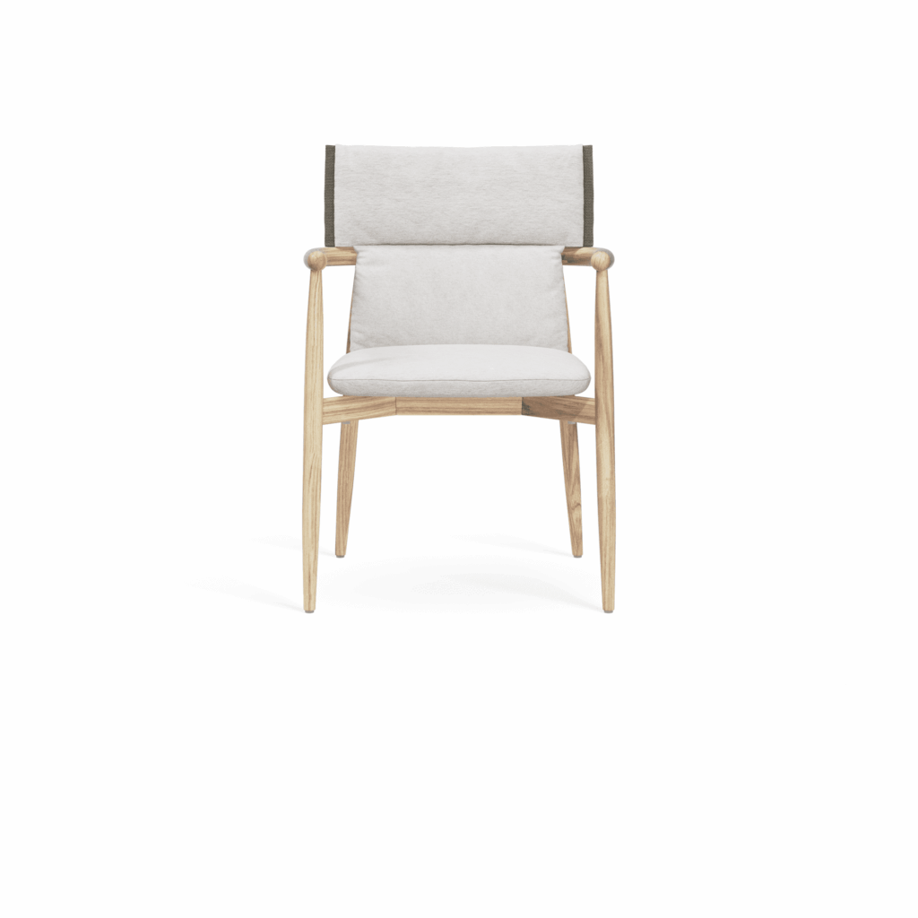 E008 Embrace Outdoor Dining Chair incl. cushion, Teak
