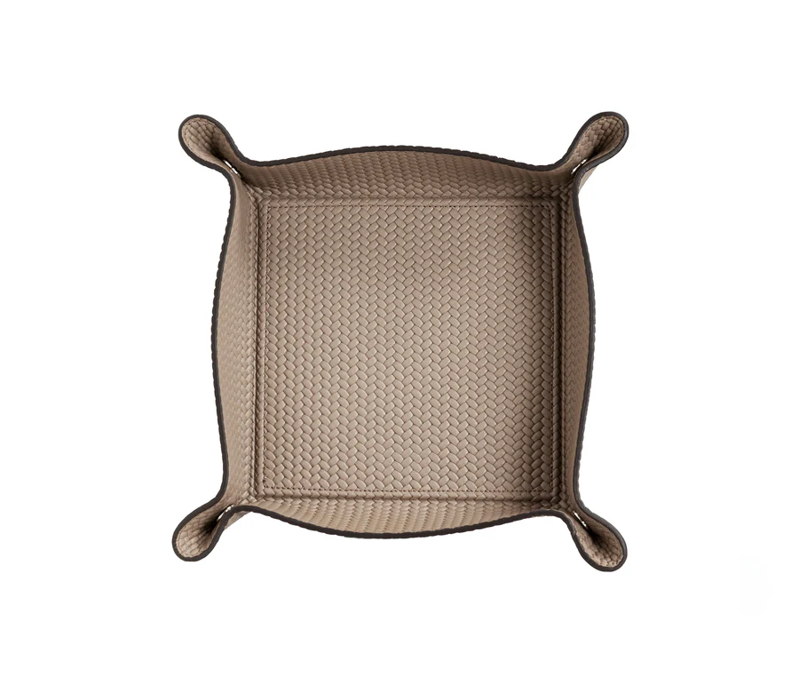 SMALL SQUARE TRINKET TRAY 14X14 CM FIRENZE 027 CREAM