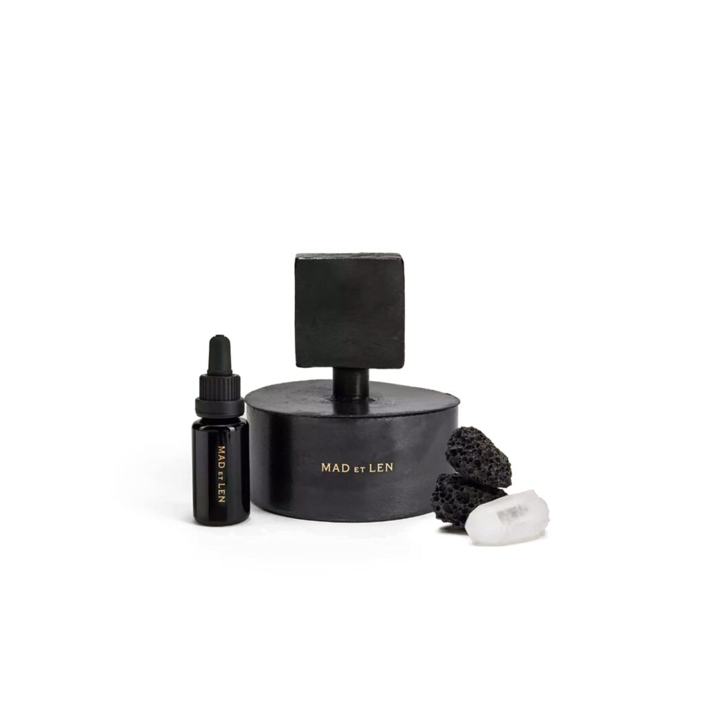 SMALL HALFMOON LAVA + CRYSTALS FIGUE NOIRE + REFILL