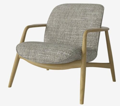 Bowie Armchair, Nantes, Sand, Oiled oak