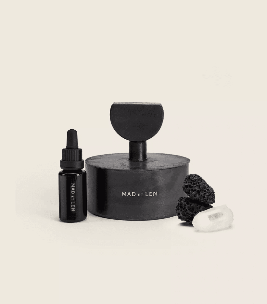 SMALL HALFMOON LAVA + CRYSTALS FIGUE NOIRE + REFILL